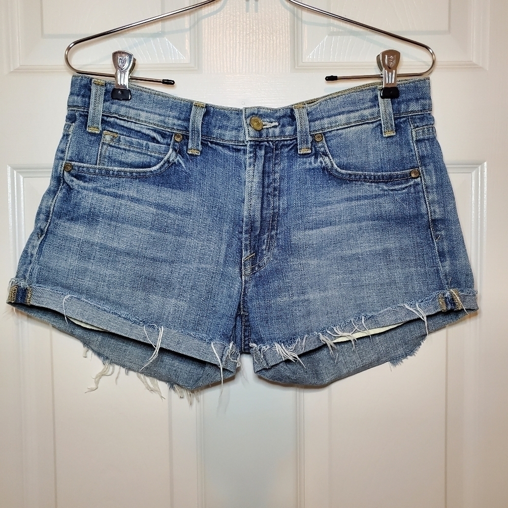 Vince Denim Cutoff Shorts Womens Casual Summer Sz 27